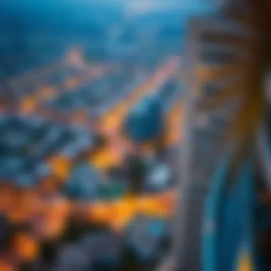 Prime Neighborhoods in Dubai's Real Estate Landscape Aerial view of prime neighborhood highlighting key locations