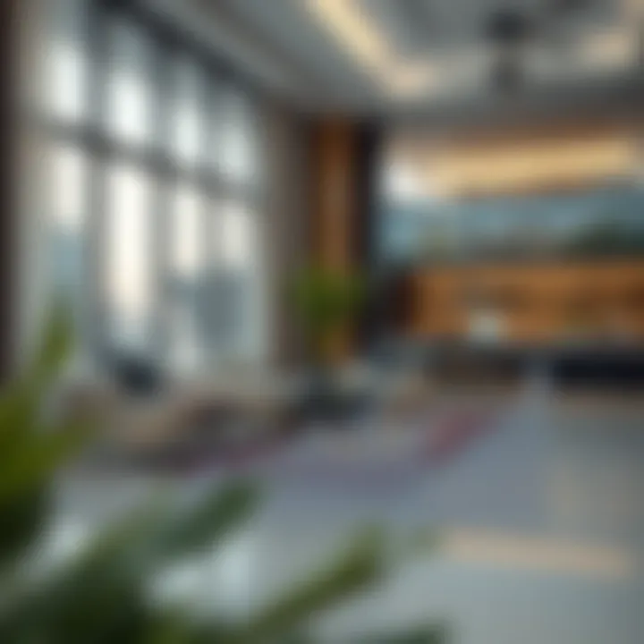 Graph illustrating property value trends in Dubai