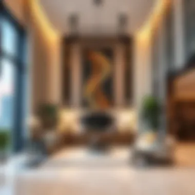 The Hub of Property Transactions: Dubai Real Estate Office An elegant real estate office in Dubai