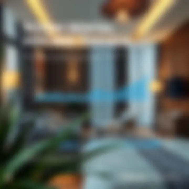 Infographic displaying trends in room rental pricing across cities