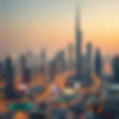 The Economic Landscape of Dubai Dubai skyline representing economic diversity