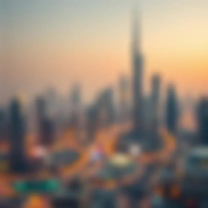 The Economic Landscape of Dubai Dubai skyline representing economic diversity