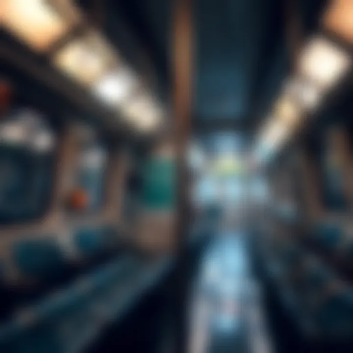 Dubai Metro Green Line Train Interior