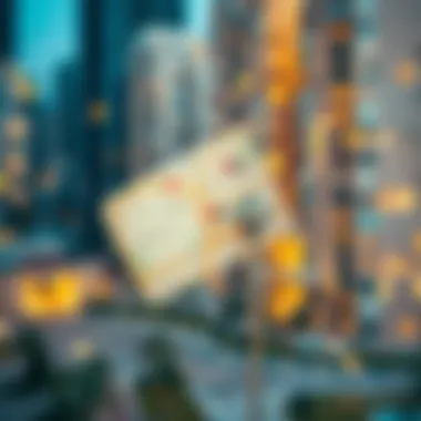 Map highlighting popular neighborhoods for 1 BHK flats in Dubai