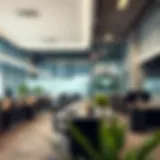 Modern Office Dynamics Under UAE Labor Law Modern office environment depicting labor laws