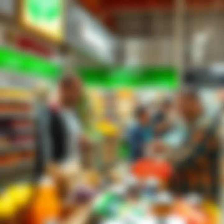 Local products available at Union Coop Hamriya illustrating local commerce
