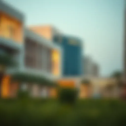 Campus view of University of Abu Dhabi's Dubai branch