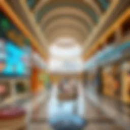 Architectural layout of Vida Dubai Mall