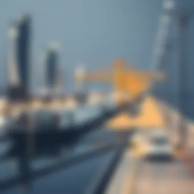 Economic Impact of Wasl Port Graph demonstrating the economic impact of Wasl Port on property values