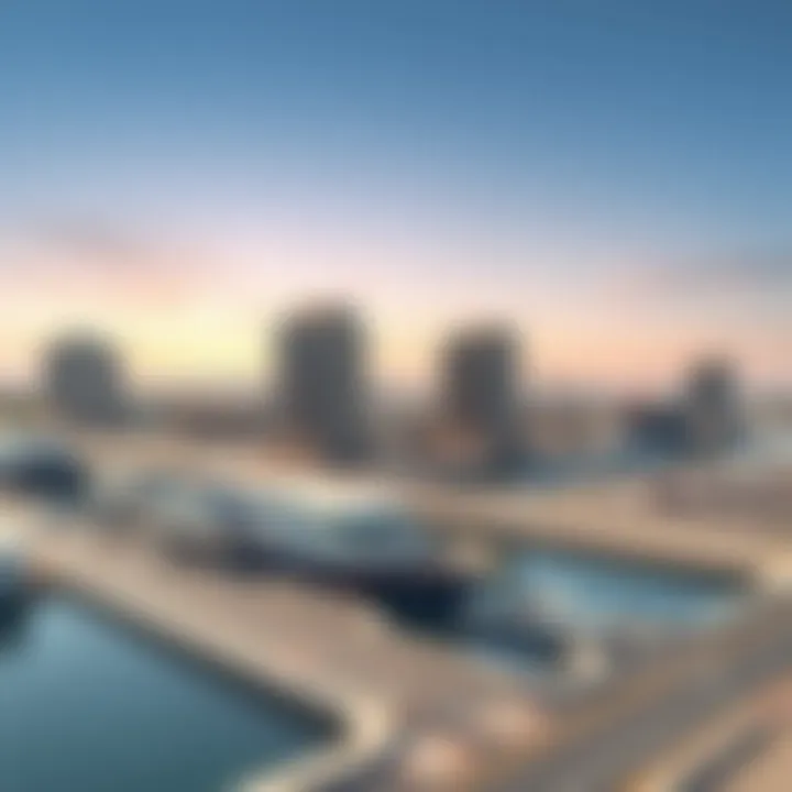 Future Developments at Wasl Port Illustration of future developments planned around Wasl Port