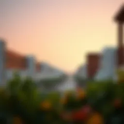 Panoramic view of Wasl Village showcasing its architectural design