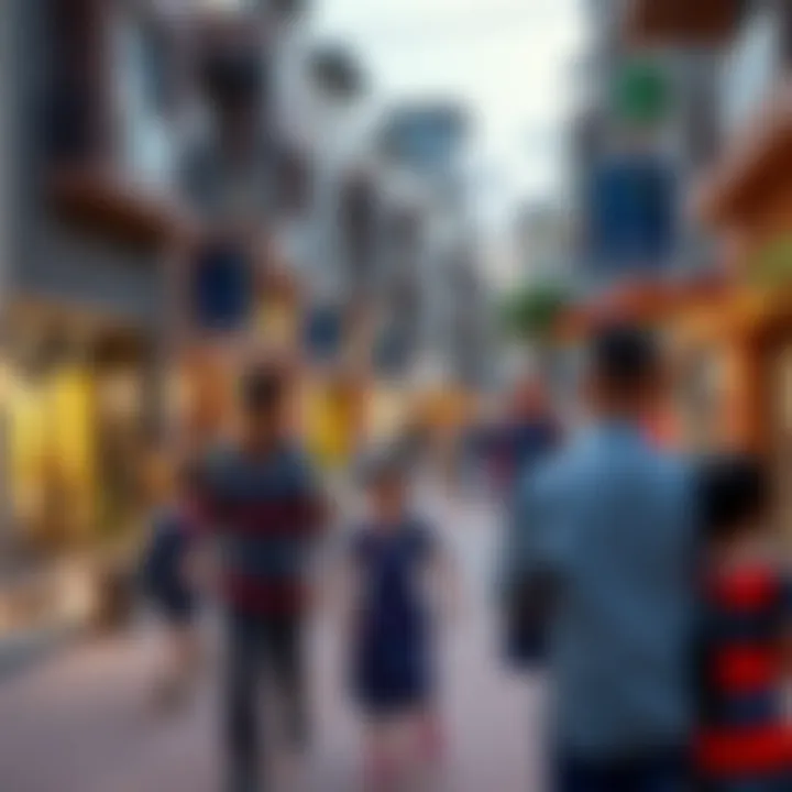 Vibrant Community Life in Wasl Village Vibrant community atmosphere in Wasl Village