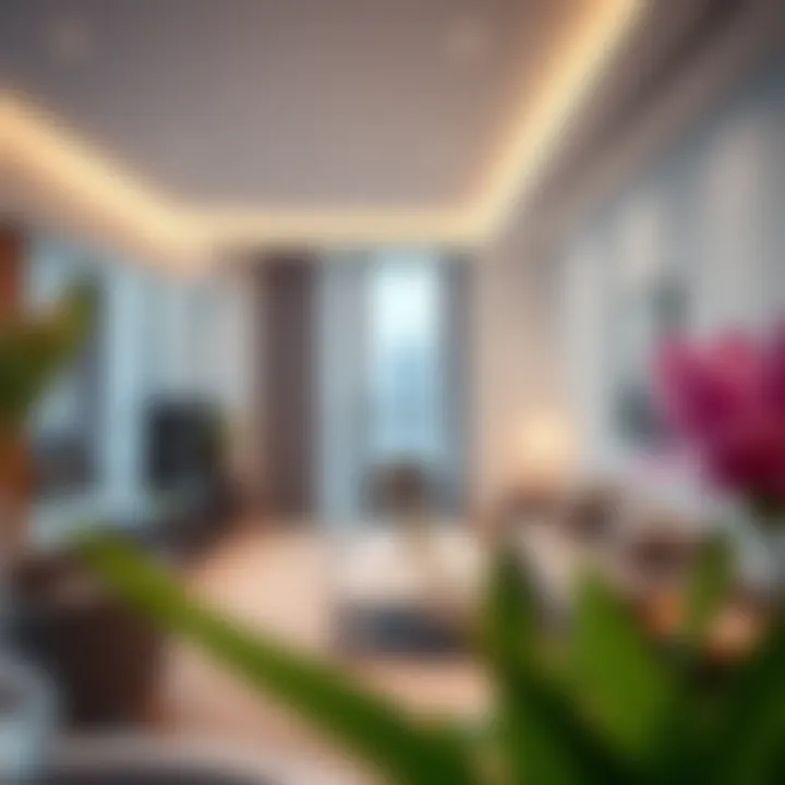 Contemporary Living in Wind Tower 2 Interior view highlighting modern living spaces in Wind Tower 2